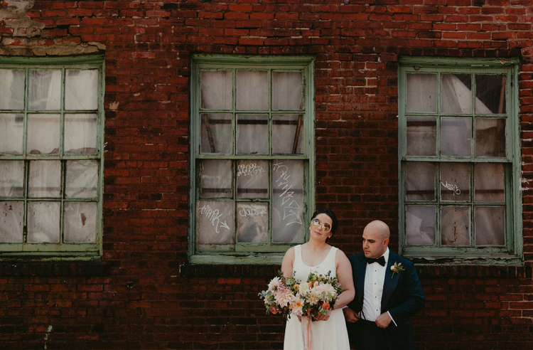 Powel House and Hill-Physick House Wedding | Wedding Portraits in Old City | Philadelphia | Flowers by Love 'n Fresh Flowers | Photo by Chellise Michael Photography
