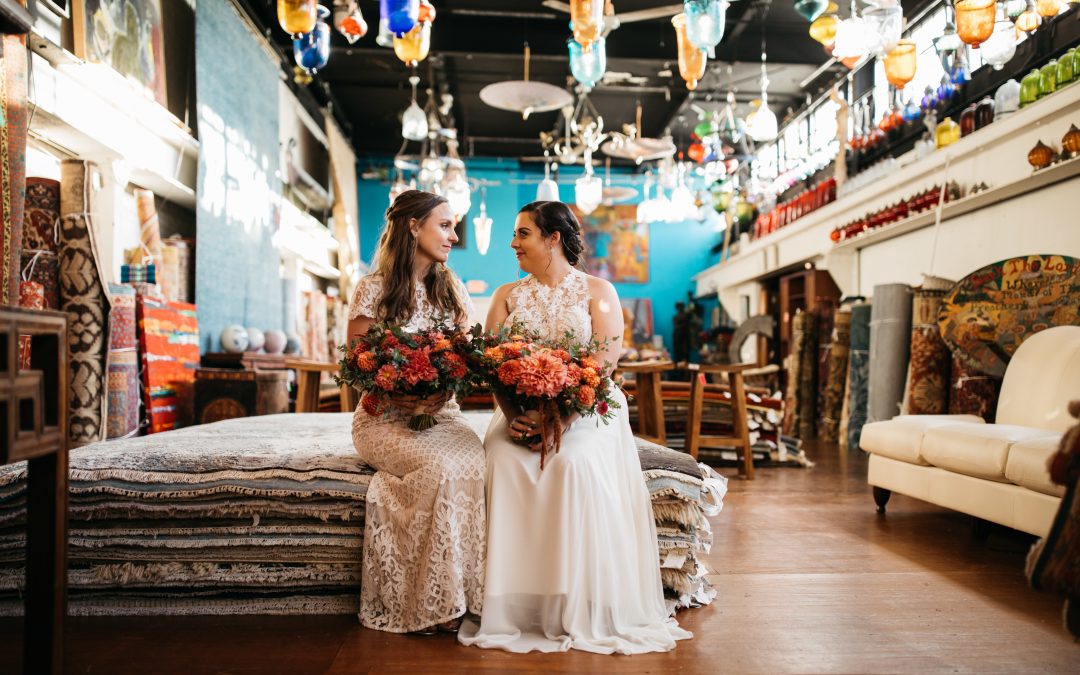Material Culture Colorful Same-Sex Wedding | Philadelphia | Melissa & Danielle