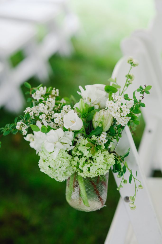 Spring Backyard Wedding | Philadelphia | Florals by Love 'n Fresh Flowers | Photo by Asya Photography