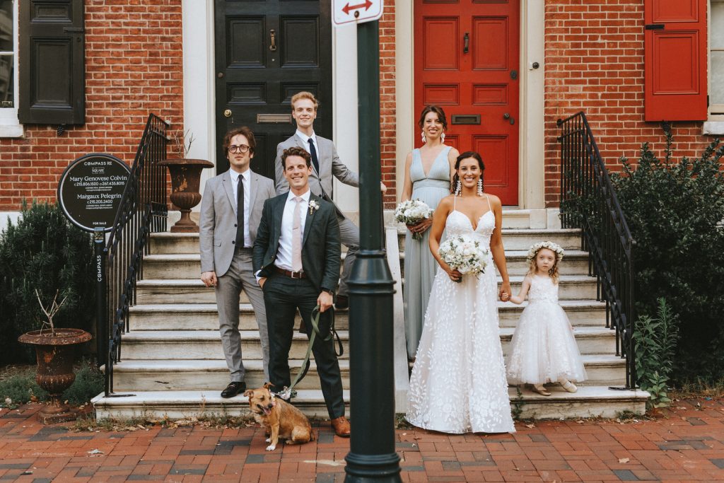 Wedding Portraits in Historic Philadelphia | Flowers by Love 'n Fresh Flowers |Photo by Twisted Oaks Studio