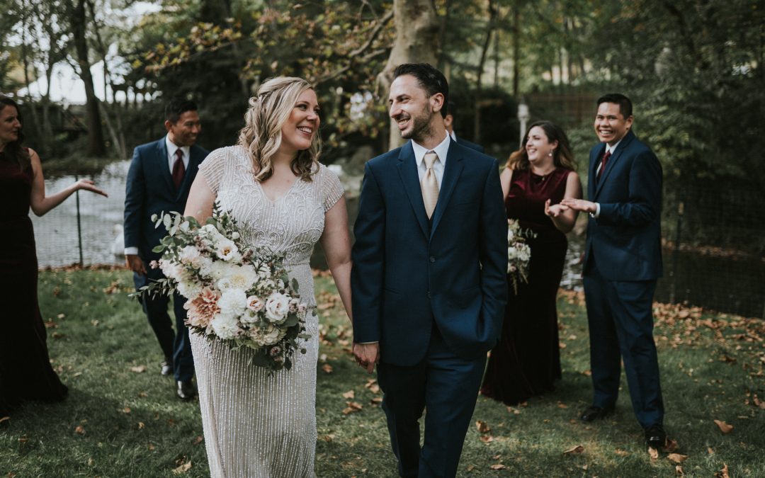 Autumn Wedding at Pomme Radnor | Philadelphia | Becky & George