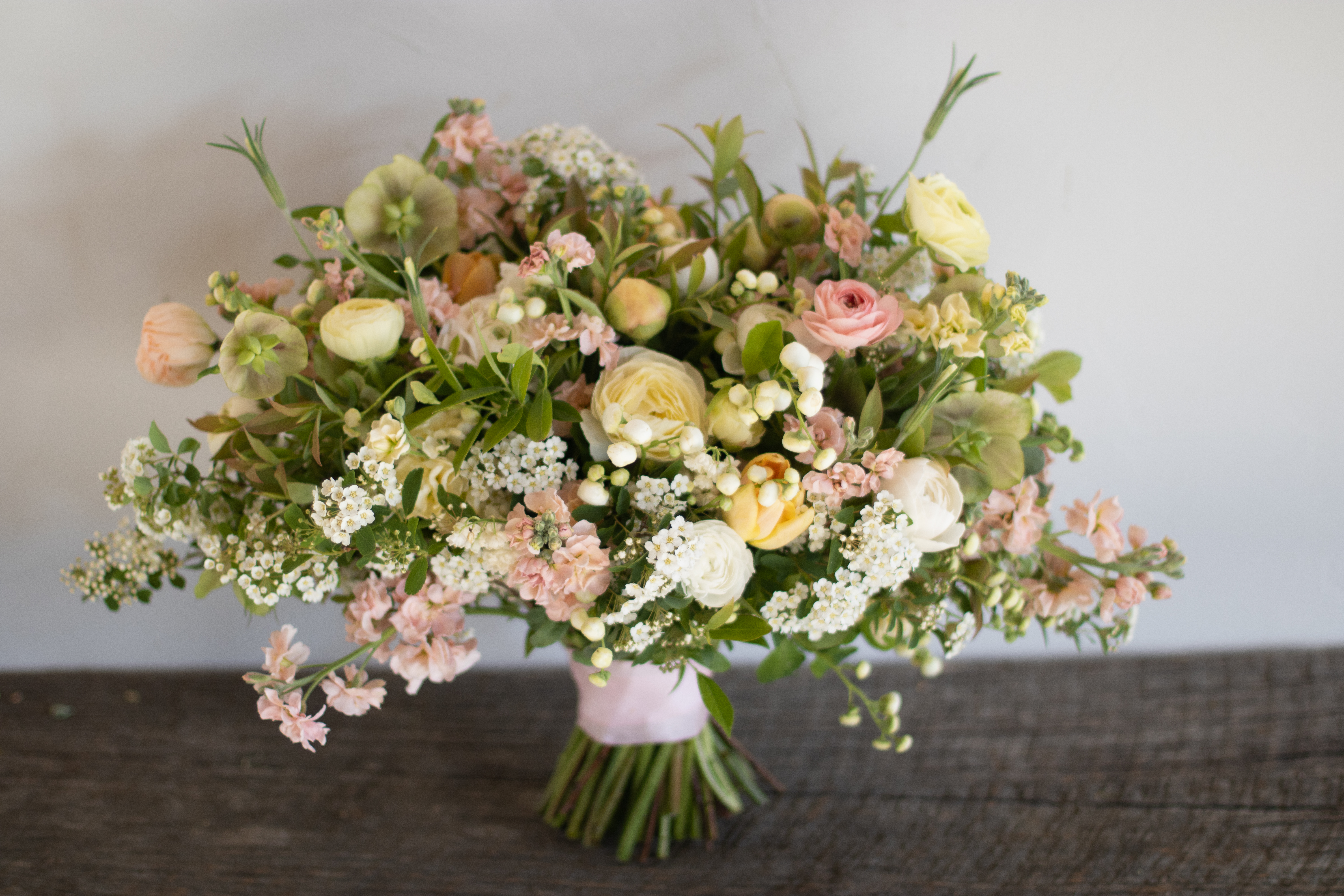 Bridal bouquet grown and designed by Love 'n Fresh Flowers in Philadelphia | Photo by Love 'n Fresh Flowers